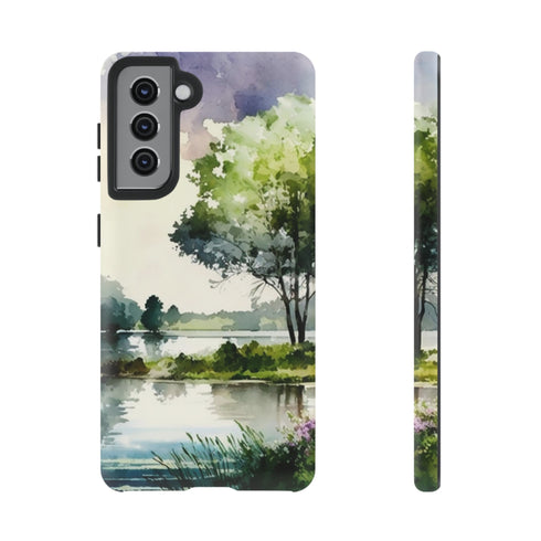 Summer Day by the Lake - Impact Resistant Phone Case
